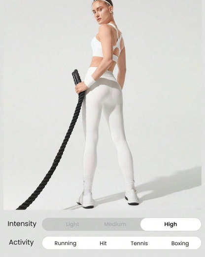 Vibecurve®Adjustable Velcro Strap Sports Bra Quick Dry Foam Cup Mesh Zipper High lmpact Running Jogging Workout Active