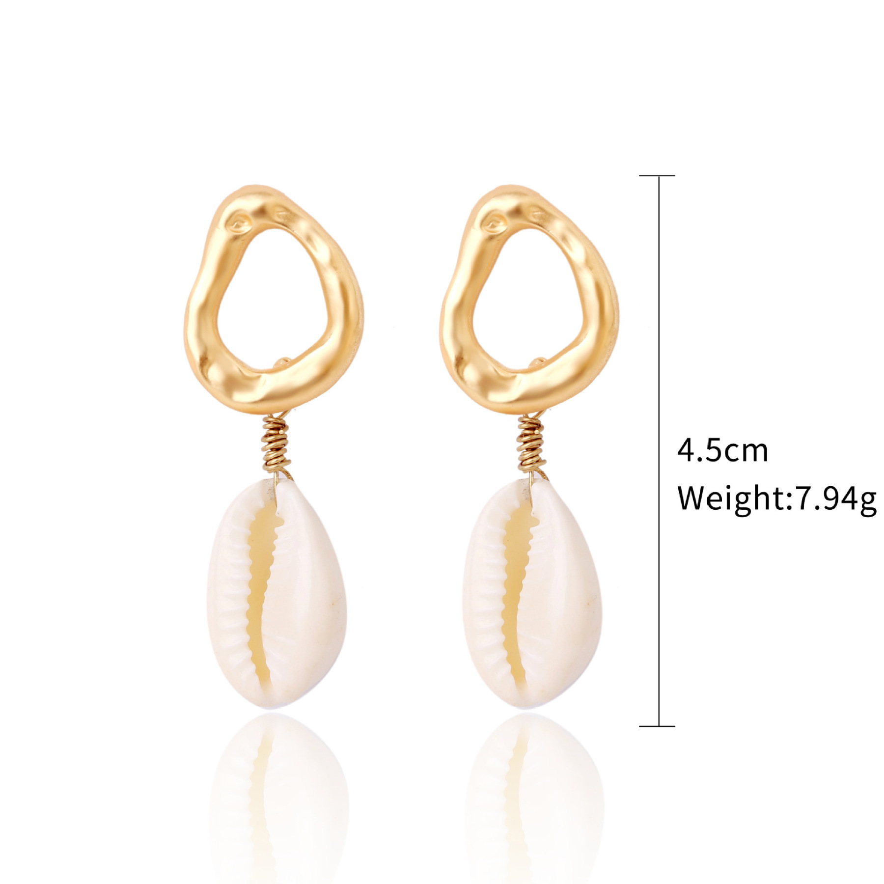 Vibecurve® Ocean Series Pearl Shell Earrings