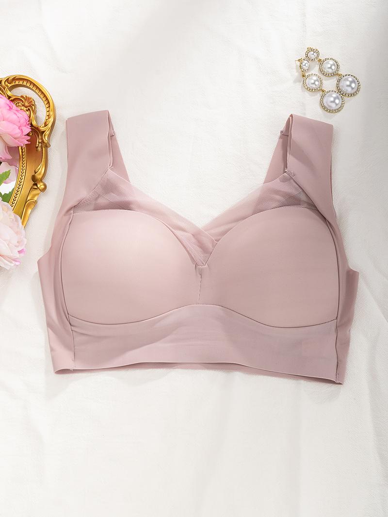 【5counts】Vibecurve® Seamless wireless push up bra backless no show invisible for women Minimalist Womenswear