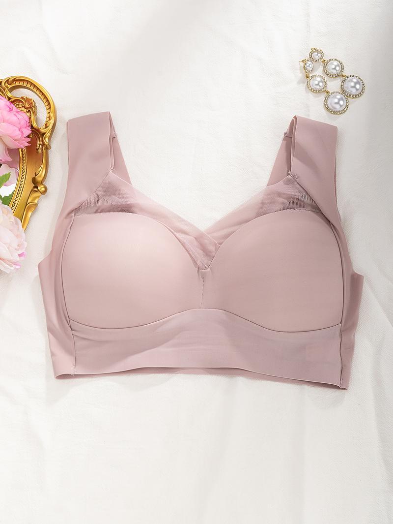 【5counts】Vibecurve® Seamless wireless push up bra backless no show invisible for women Minimalist Womenswear