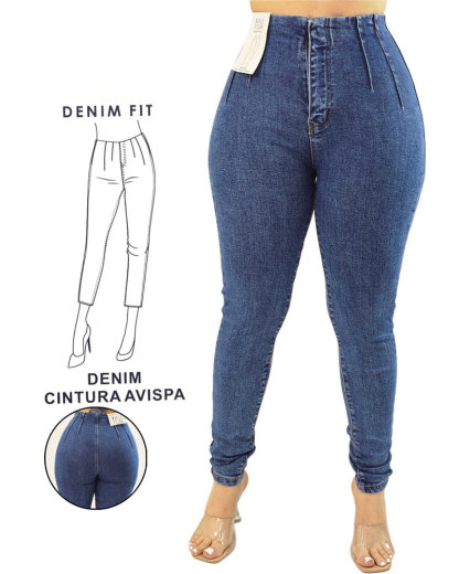 Vibecurve®Line Waistband Tummy Control Butt Lift Jeans