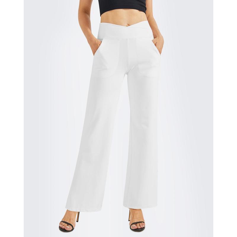 Vibecurve® Wide Leg Pants for Women Loose Yoga Pants with Pockets