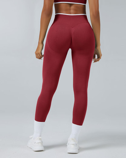 Vibecurve®Peach Hip Seamless Tummy Control Yoga Pants