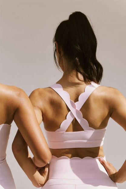 Vibecurve® Comfortable And Breathable Padded Push-Up Sports Top For Running, Fitness Training And Yoga