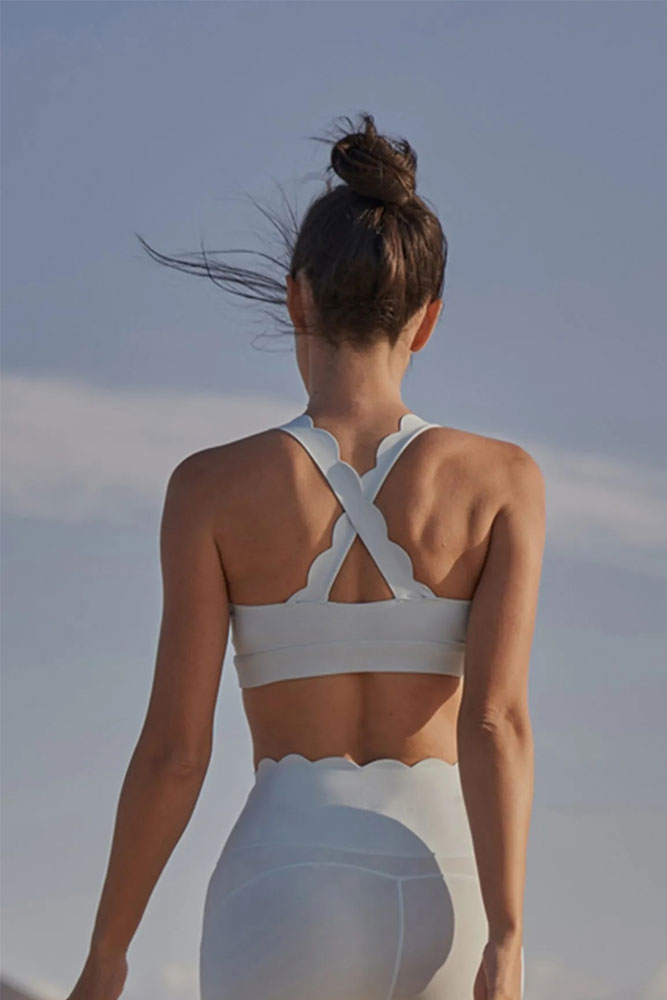Vibecurve® Comfortable And Breathable Padded Push-Up Sports Top For Running, Fitness Training And Yoga