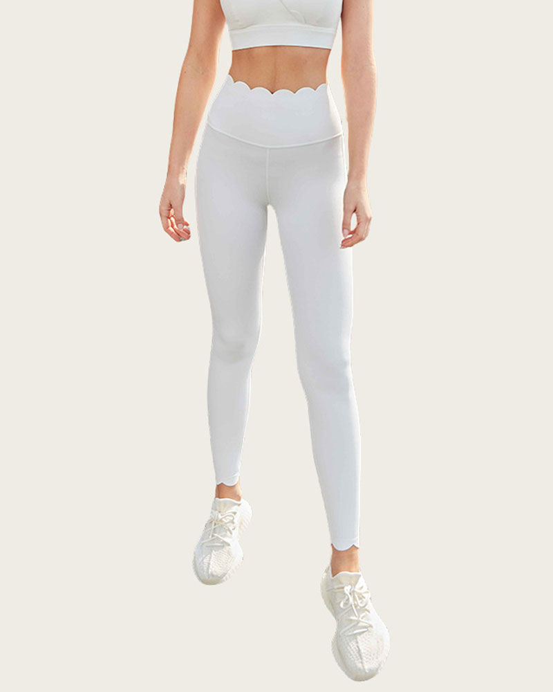 Vibecurve® Lace Trousers Tight Hip-Lifting Slimming Sports Pants Cycling Jogging Fitness Pants