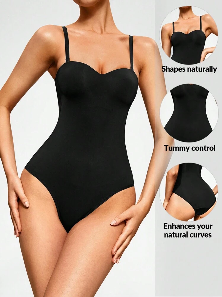 Vibecurve® Luxurious Body Shaping Bodysuit Adjustable Comfortable Fit Seamless Stylish Lingerie