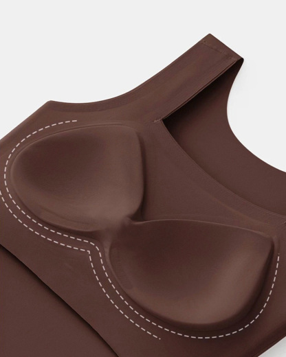 Vibecurve® U Neck Shapewear Built-in Bra Sleeveless High Strechy Slim Fit Tank BodySuits