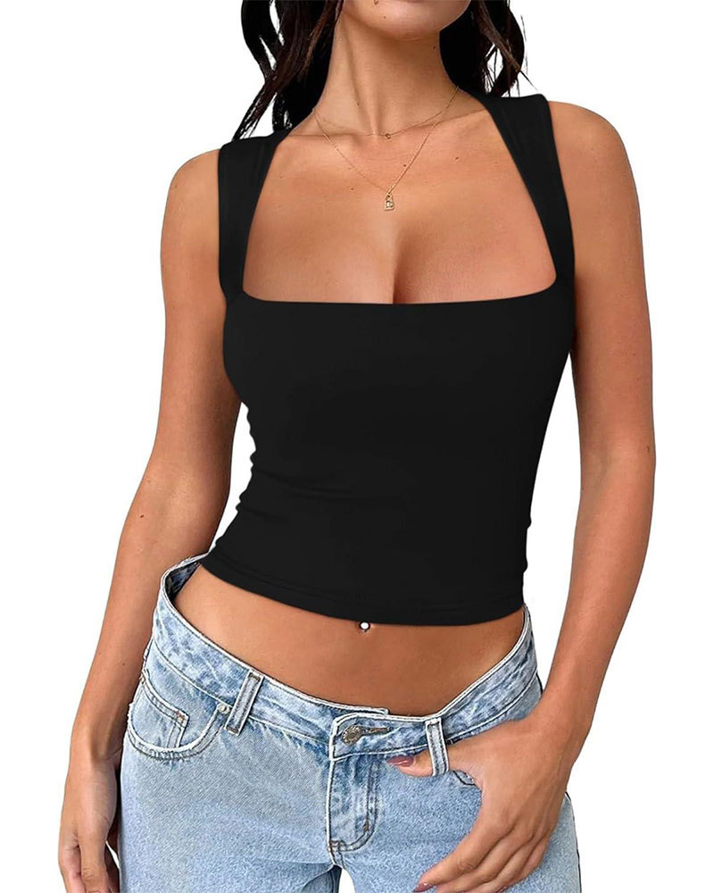 Vibecurve®Women's Square Neck Seamless Shaping Top Vest