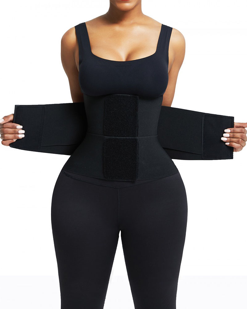 Stretch Waist Stretch Belly Stretch Leopard Print Belly Stretch With Waist Trainer