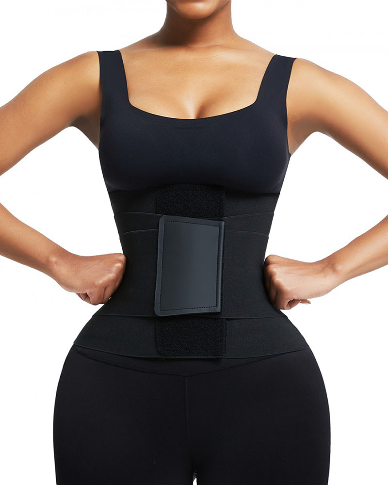 Stretch Waist Stretch Belly Stretch Leopard Print Belly Stretch With Waist Trainer