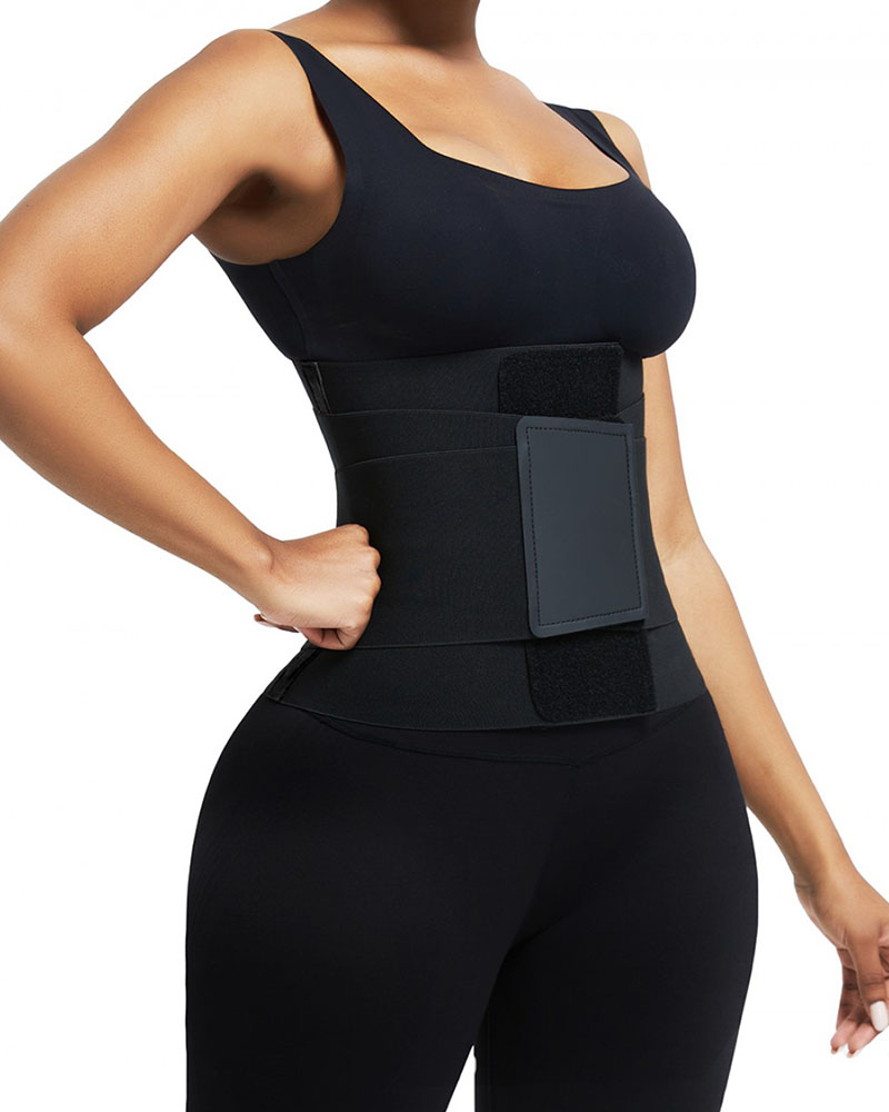 Stretch Waist Stretch Belly Stretch Leopard Print Belly Stretch With Waist Trainer