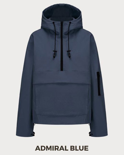 Vibecurve® StormTex Waterproof Oversized Fall Hoodie Coat