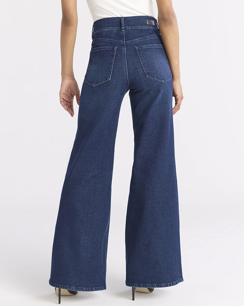 Vibecurve® Women’s Margot Wide Leg High Rise Jeans