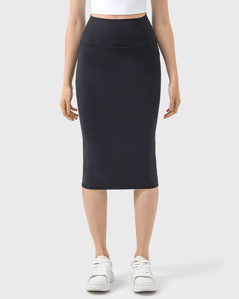 Vibecurve® Women's High Waist Tummy Control Sports Hip Skirt