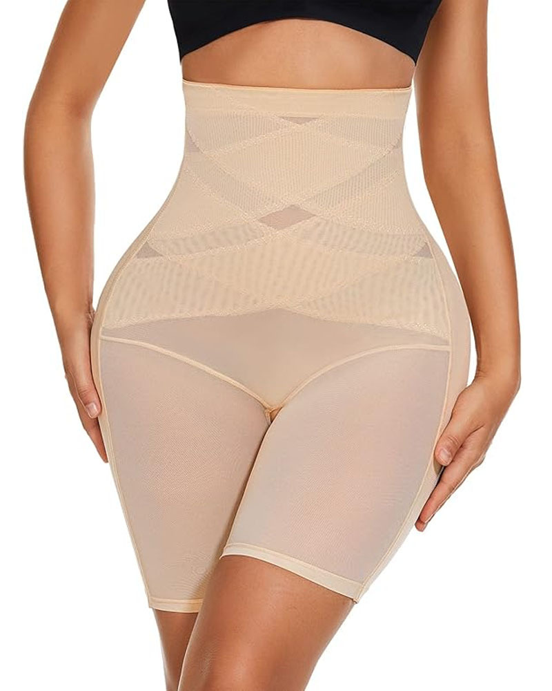 Vibecurve® High Waist Tummy Tuck Hip Lift Seamless Shorts