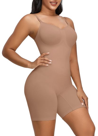 Vibecurve® Bodysuit for Women Seamless Shapewear Tummy Control Sculpting Body Shaper Butt Lifter