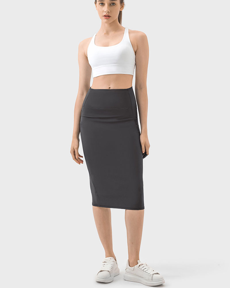 Vibecurve® Women's High Waist Tummy Control Sports Hip Skirt