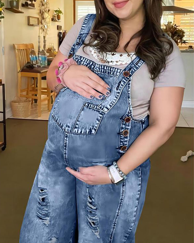 Vibecurve® Women's Denim Overalls Casual Jumpsuits