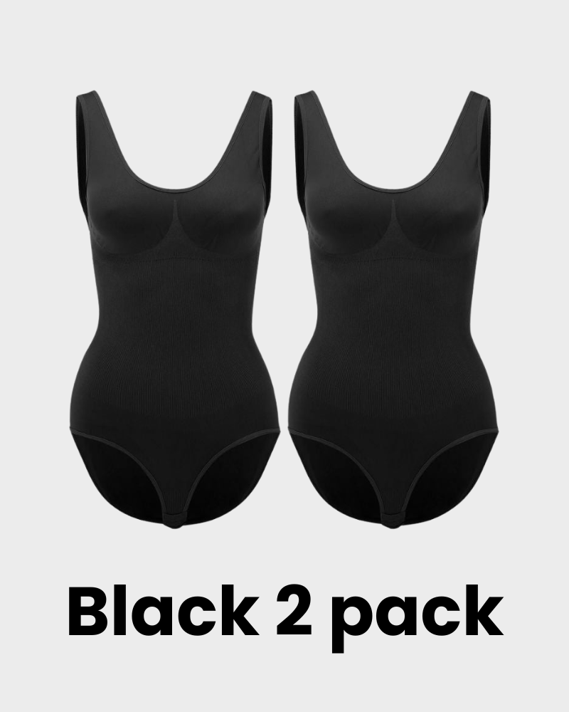 Vibecurve® Smoothing Seamless Tank Top Bodysuit Tummy Control Shapewear
