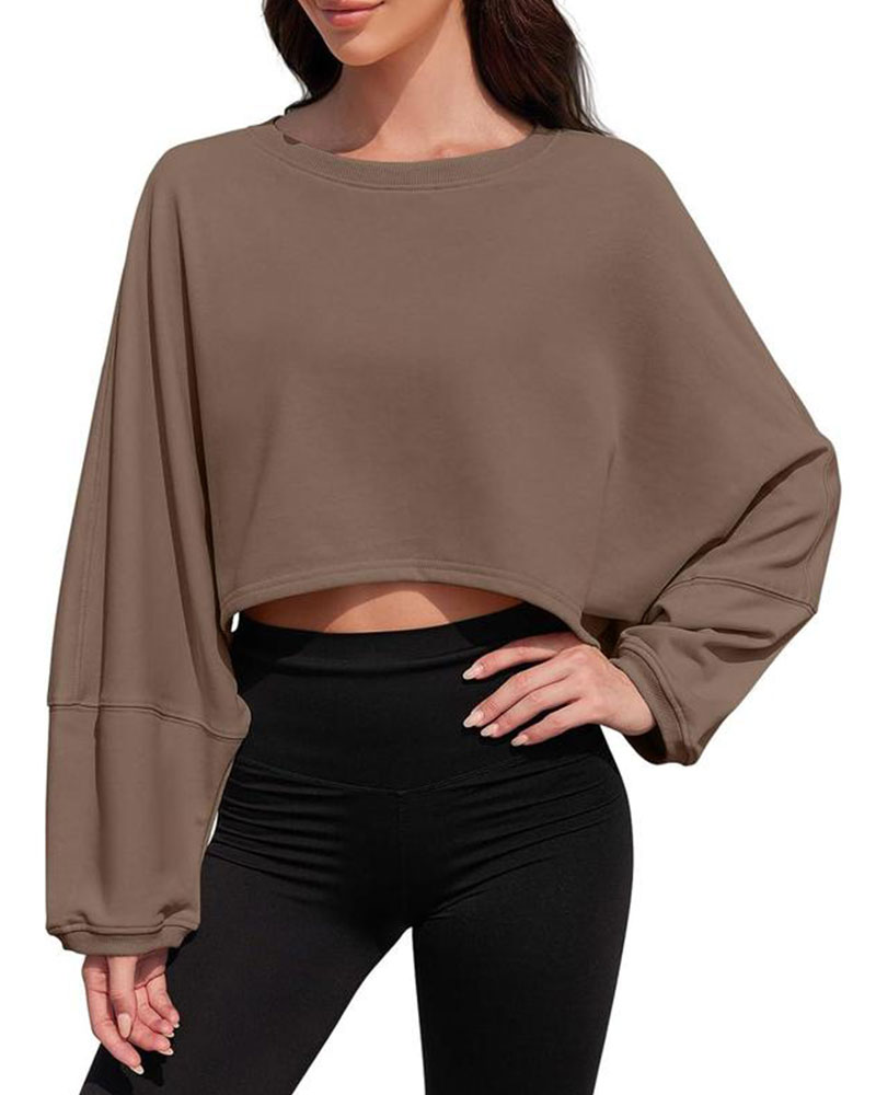 Vibecurve® Long Ballon Sleeve Sweatshirts