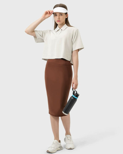 Vibecurve® Women's High Waist Tummy Control Sports Hip Skirt