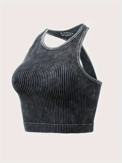 Vibecurve® Women's Solid Racerback Sports Tank Top