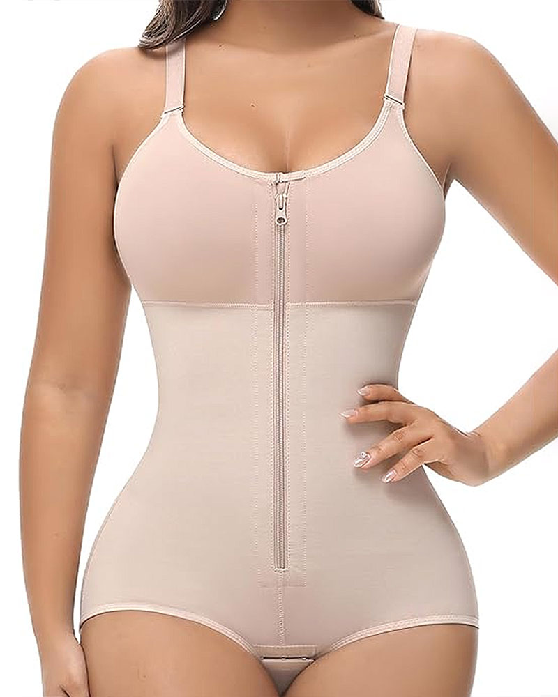 Vibecurve® Post Operative Compression Garment With Zipper For Chest And Abdomen