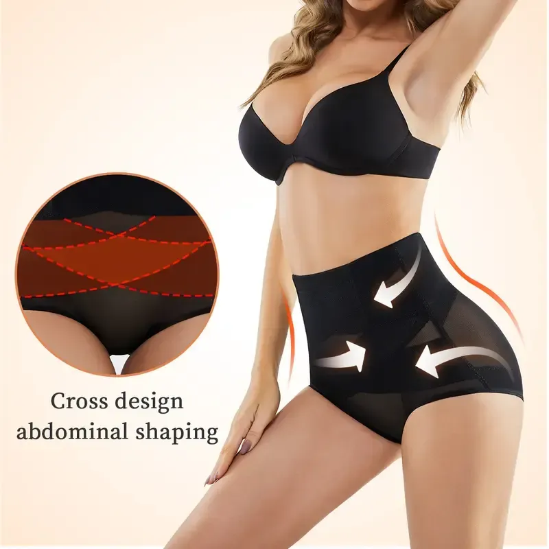 Vibecurve® High Waist Hip Lift Cross Tummy Control Underwear