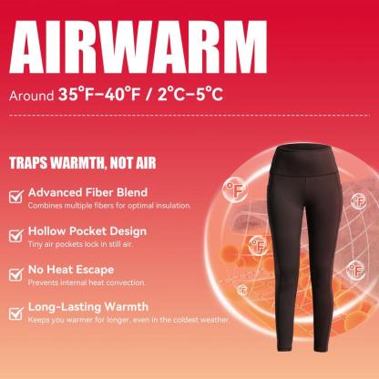 Vibecurve®  High Waisted Fleece Lined Leggings with Pockets