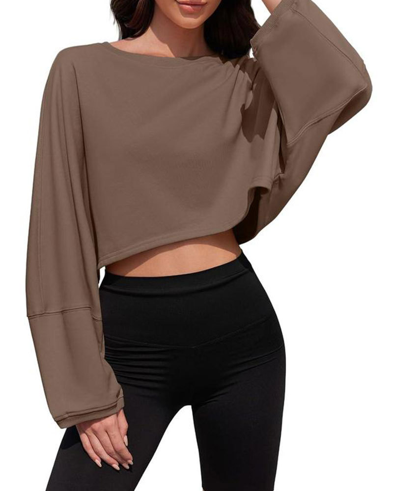 Vibecurve® Long Ballon Sleeve Sweatshirts