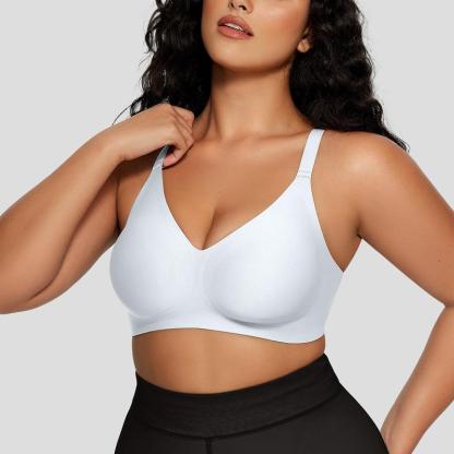 Vibecurve® Women Comfortable Push Up Bras Wireless Seamless Full Coverage Bra 