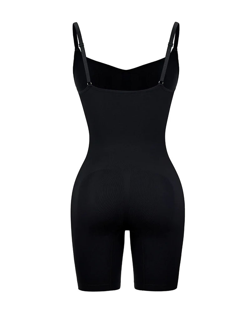 vibecurve®Full Body Shapewear Bodysuit for Women Tummy Control Body Shaper Thigh Slimmer Shorts Seamless Sculp