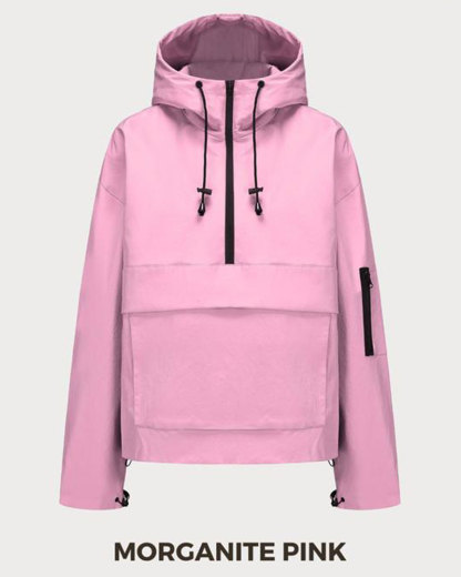 Vibecurve® StormTex Waterproof Oversized Fall Hoodie Coat