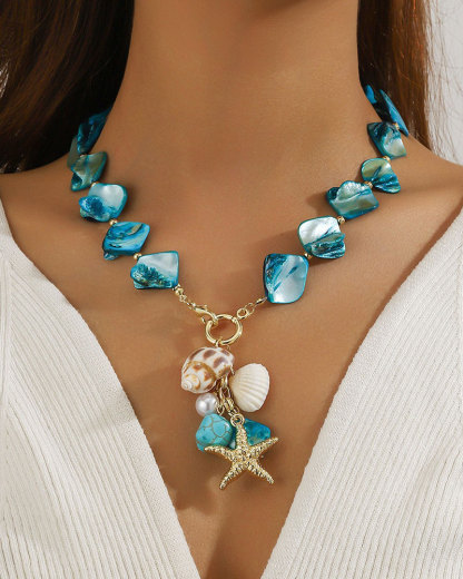 Vibecurve® Ocean Style Shell Necklace