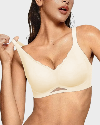 Vibecurve® Seamless Soft Comfort Wireless Mesh Bra