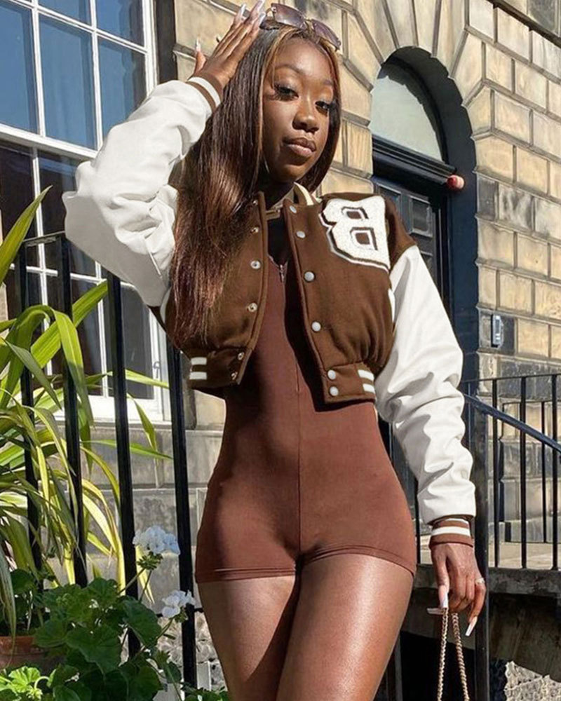 Vibecurve® Bomber Jacket: Curve-Hugging Home Run!