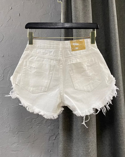 Vibecurve® A-Line Casual Denim Shorts for Women