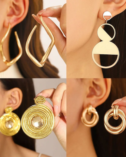 Vibecurve® Ocean Series Pearl Shell Earrings