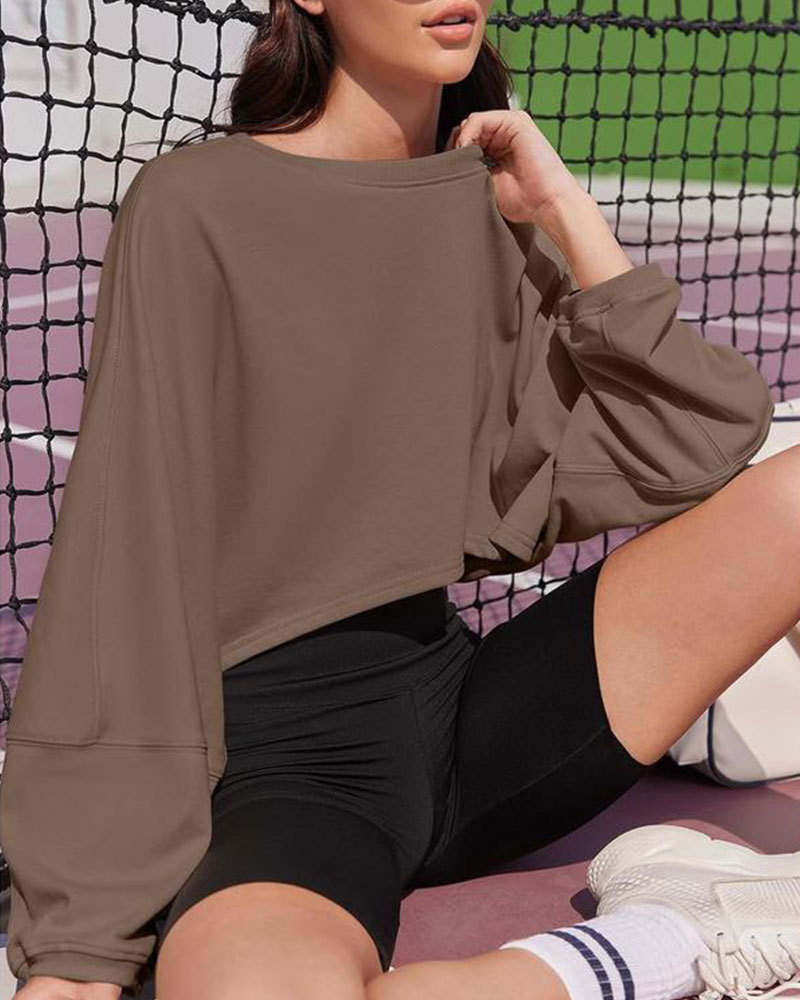 Vibecurve® Long Ballon Sleeve Sweatshirts