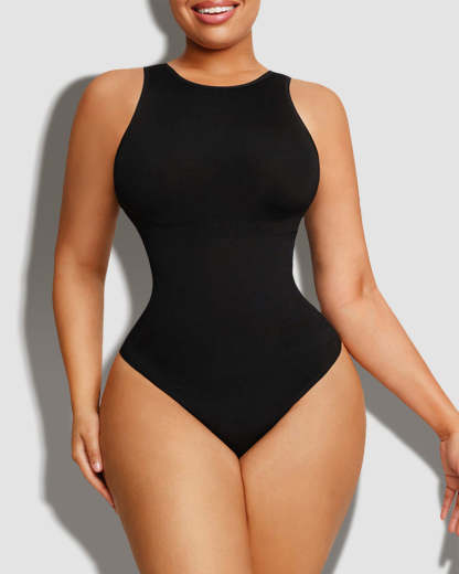 Vibecurve® Crew Neck Sleeveless Sculpting Bodysuit Shapewear