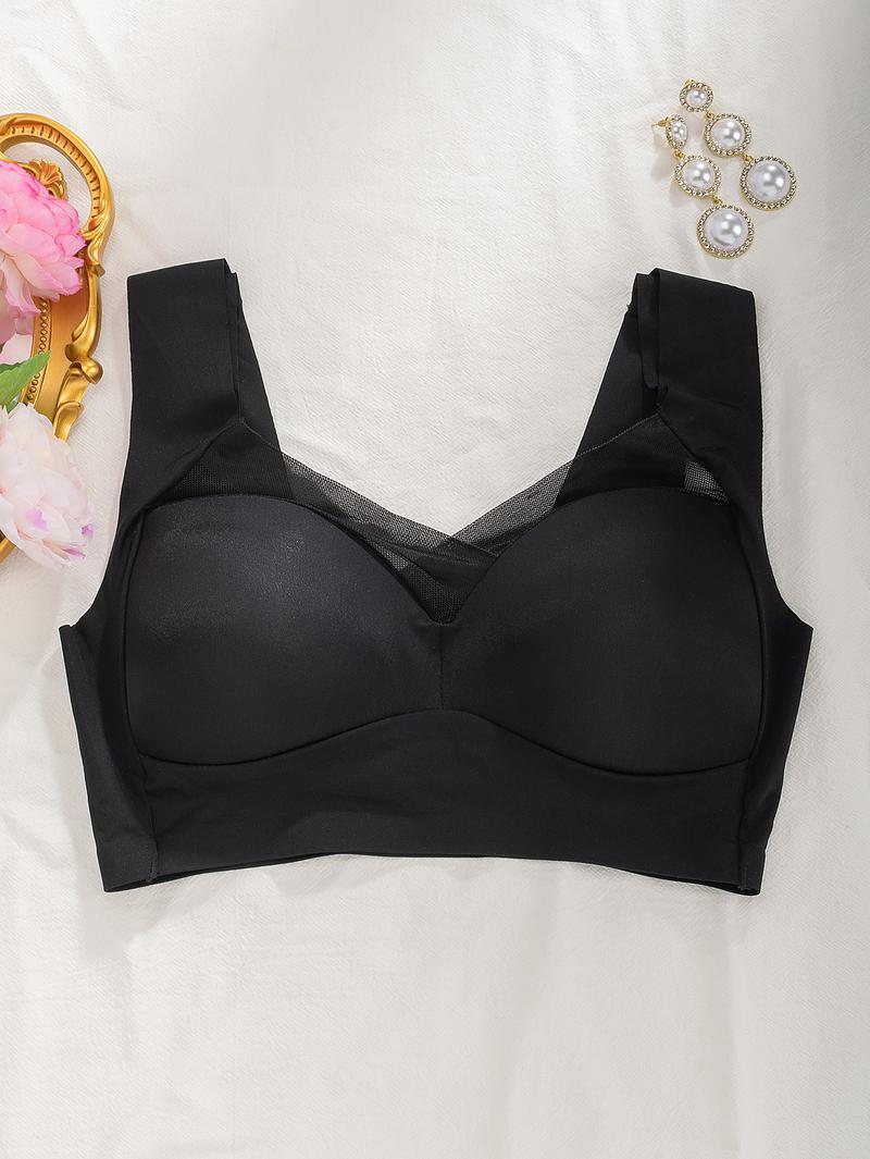 【5counts】Vibecurve® Seamless wireless push up bra backless no show invisible for women Minimalist Womenswear