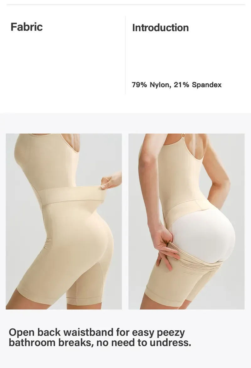 Vibecurve® 'easy-Peezy'shapewear With Open Backwaistband, Tummy Control