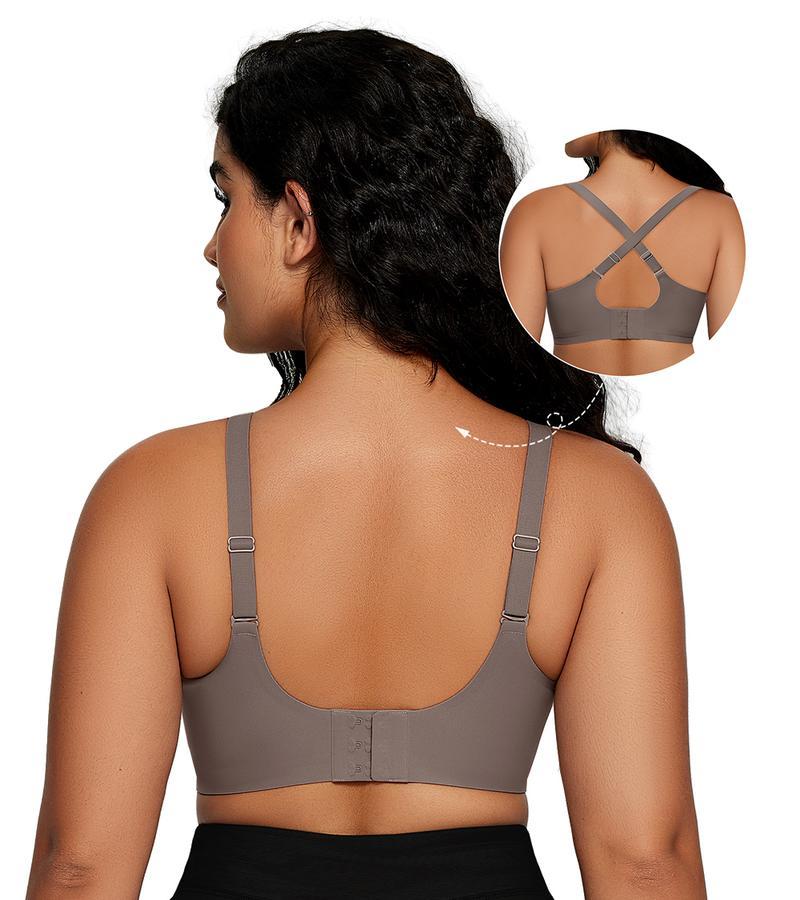 Vibecurve® Women Comfortable Push Up Bras Wireless Seamless Full Coverage Bra 