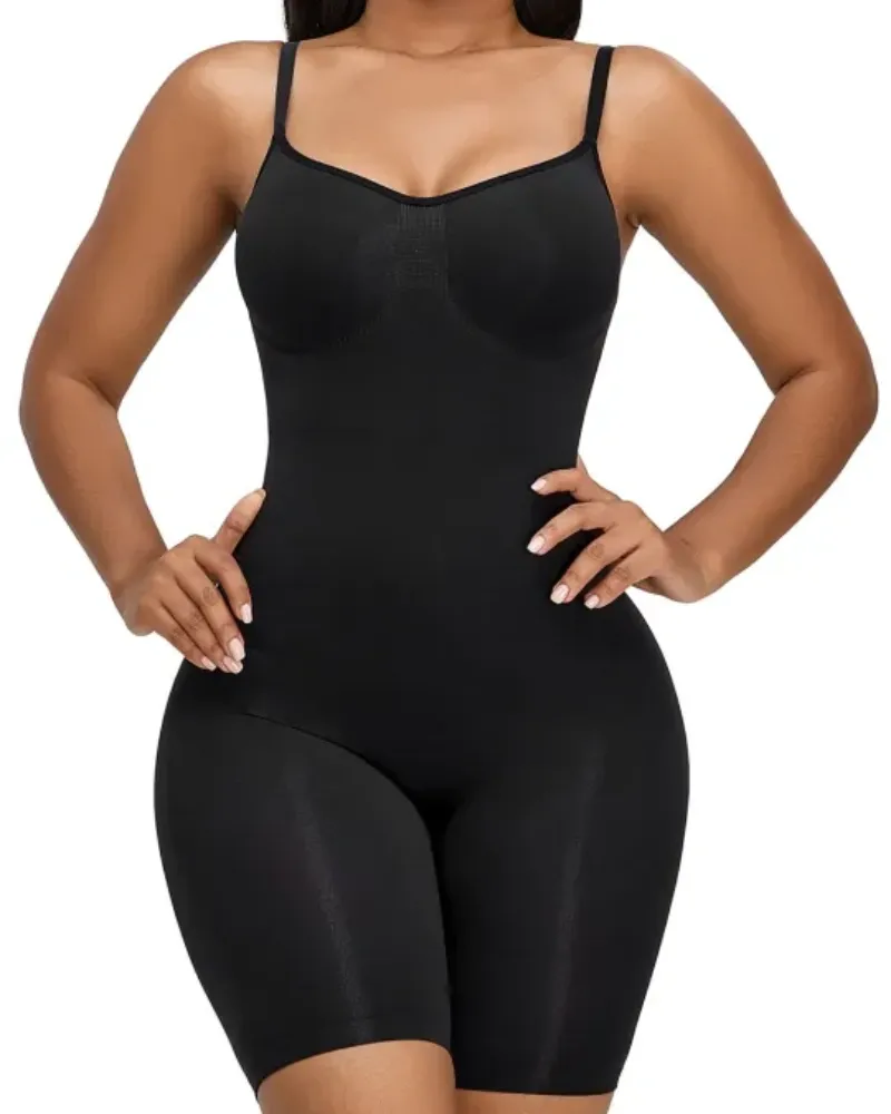 Vibecurve® Bodysuit for Women Seamless Shapewear Tummy Control Sculpting Body Shaper Butt Lifter
