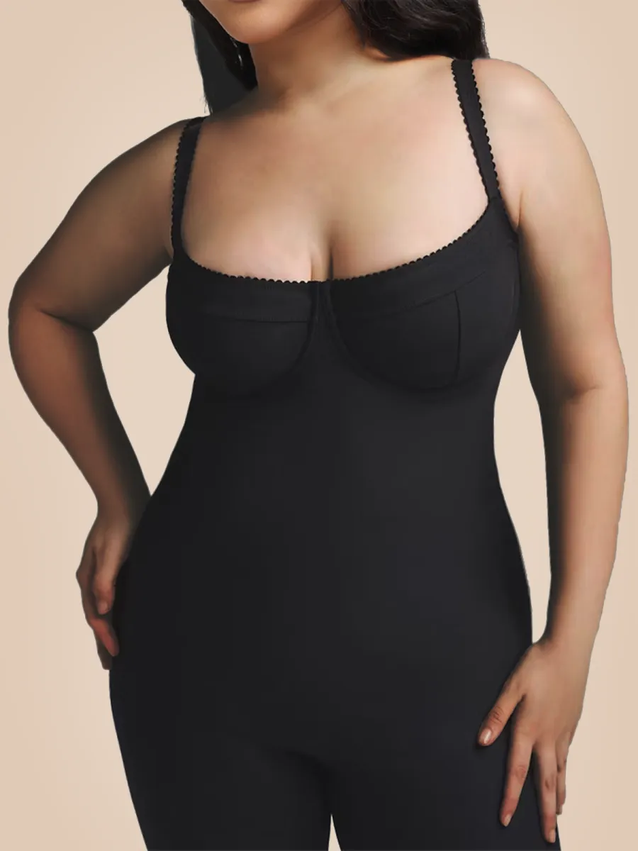 Vibecurve® Bodycon Stretch Leopard Print Jumpsuit