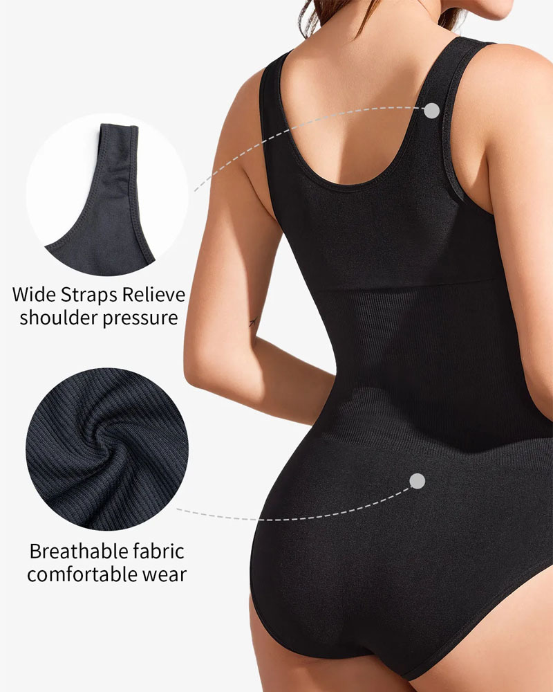 Vibecurve®Women's Seamless Round Neck Tummy Tights