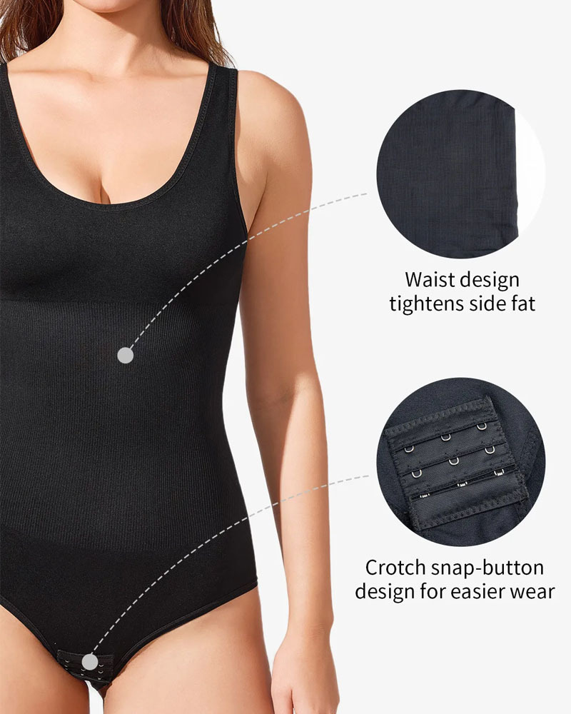 Vibecurve®Women's Seamless Round Neck Tummy Tights