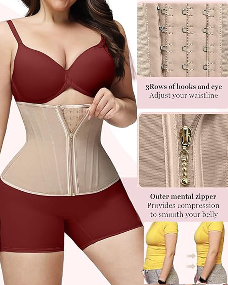 Vibecurve® Zip & Breasted Body Shaper Tank Top Waist Trainer