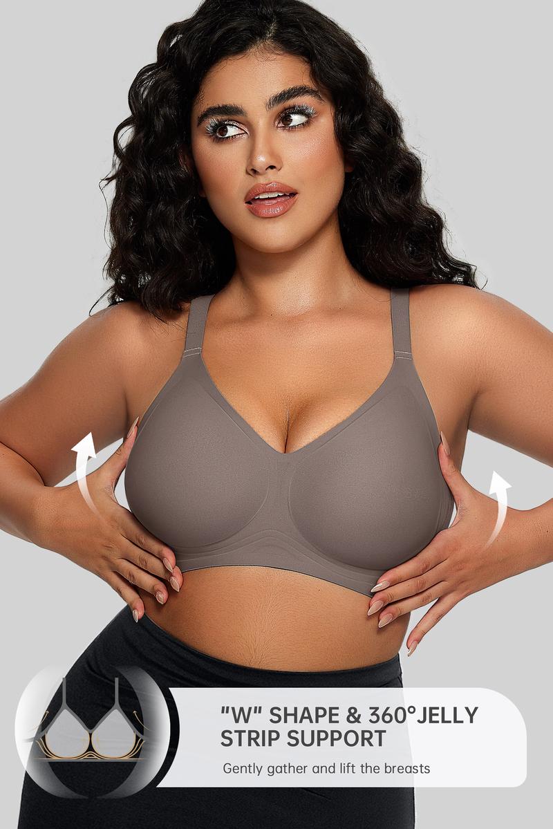 Vibecurve® Women Comfortable Push Up Bras Wireless Seamless Full Coverage Bra 